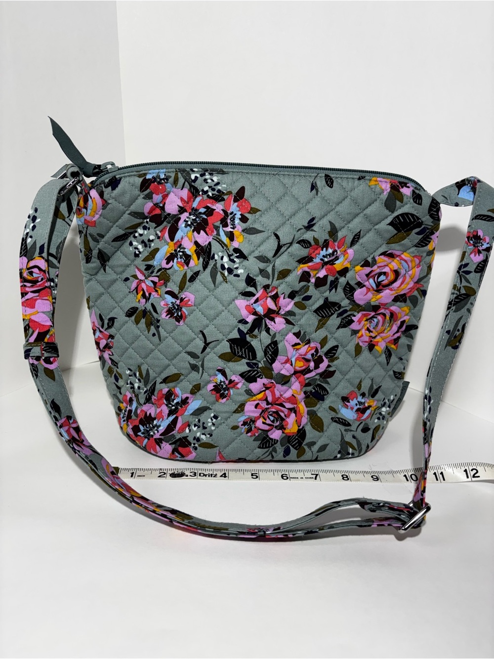 Vera Bradley “Rosy Outlook” Crossbody Bag in Sage NWT